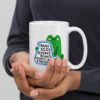 Trans Kids Deserve Rights, Respect, Support, & Protection Mug with Frog - Image 2