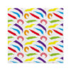 Rainbow Worm on a String Print Pillow Case - Image 3