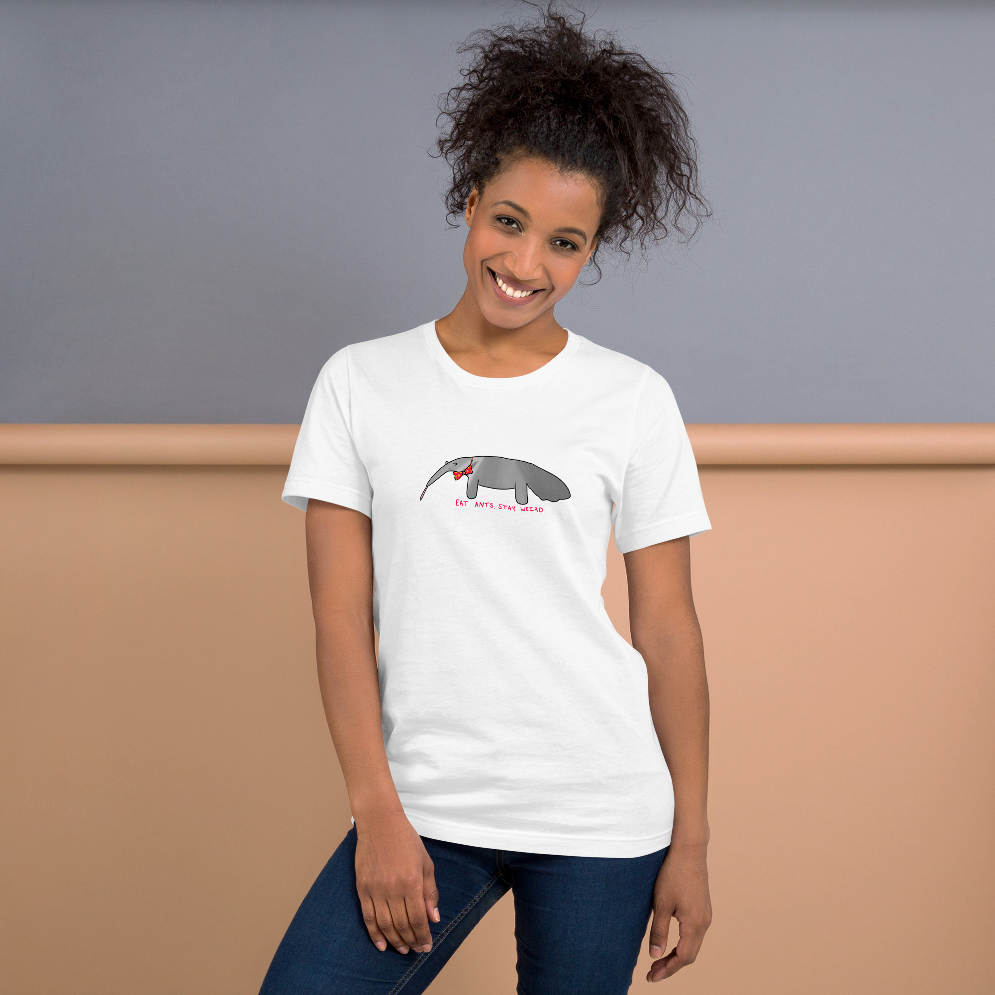 Eat Ants, Stay Weird Anteater Unisex T-Shirt - Image 2