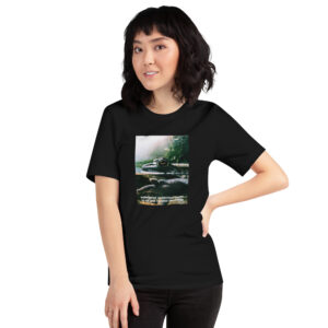 unbothered. moisturized. happy. in my lane. focused. flourishing. Frog Unisex t-shirt