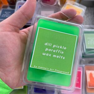 Dill Pickle Scented Green Paraffin Novelty Wax Melts